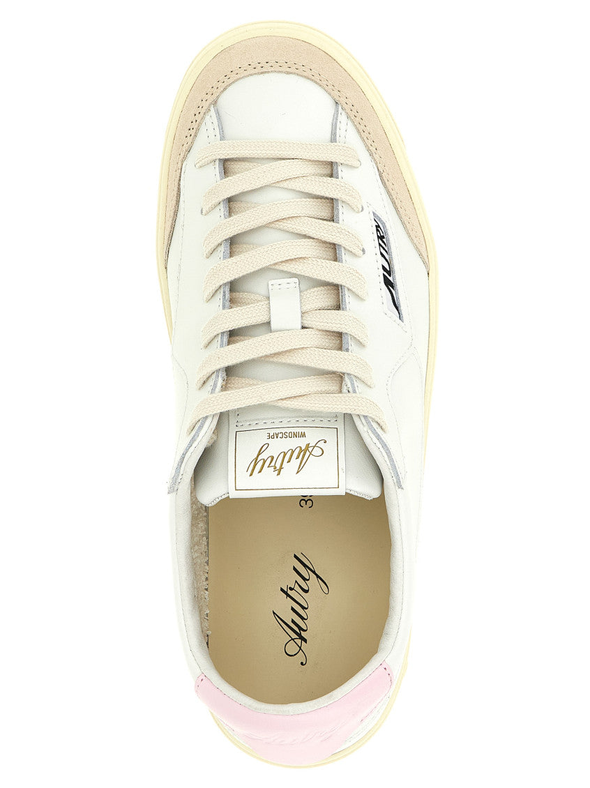 White Lace Up Sneakers 4
