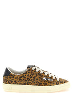 Leopard Print Lace Up Sneakers 1