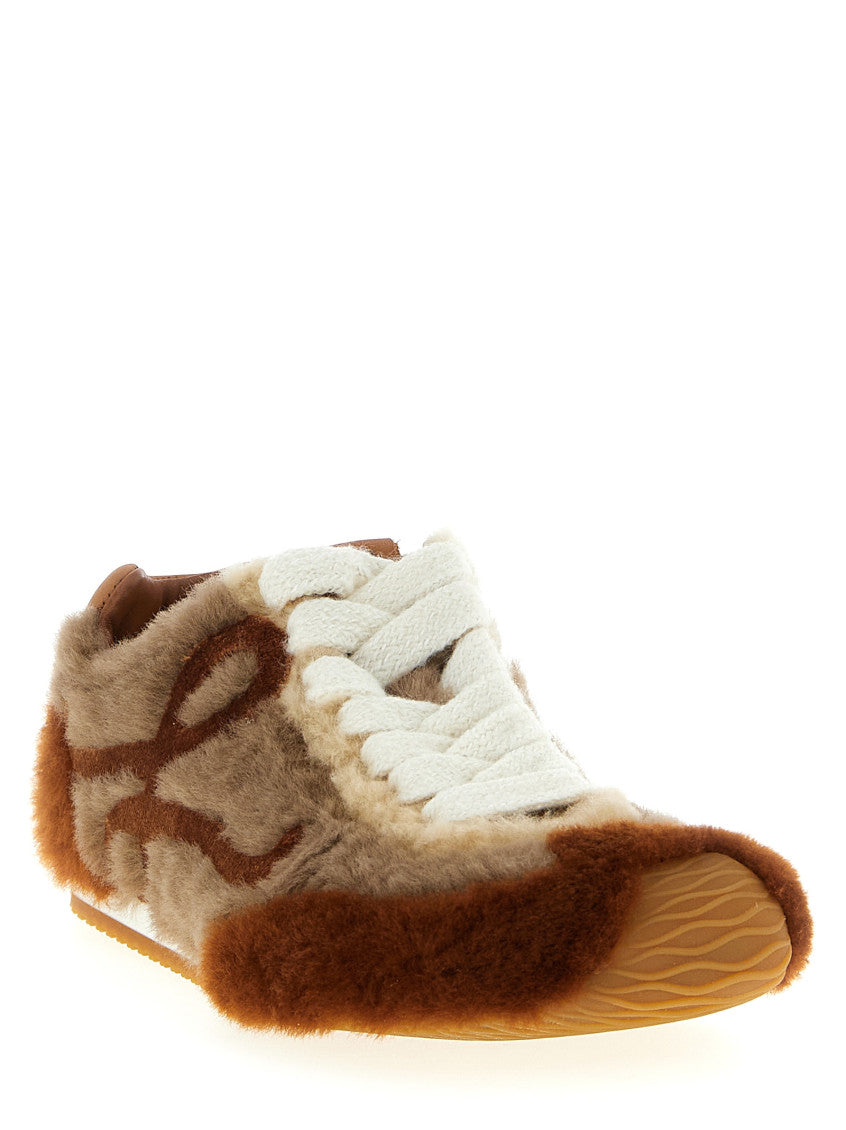 Brown Logo Sneakers 2