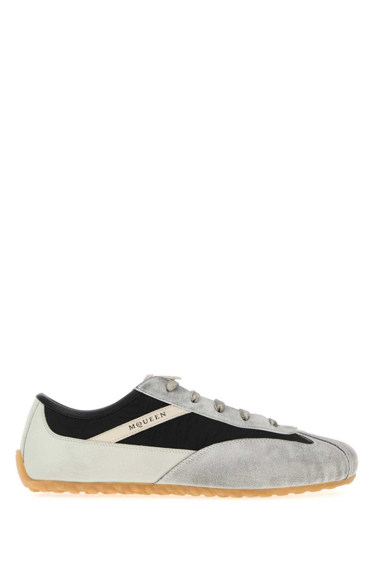 Grey Color Block Sneakers 1