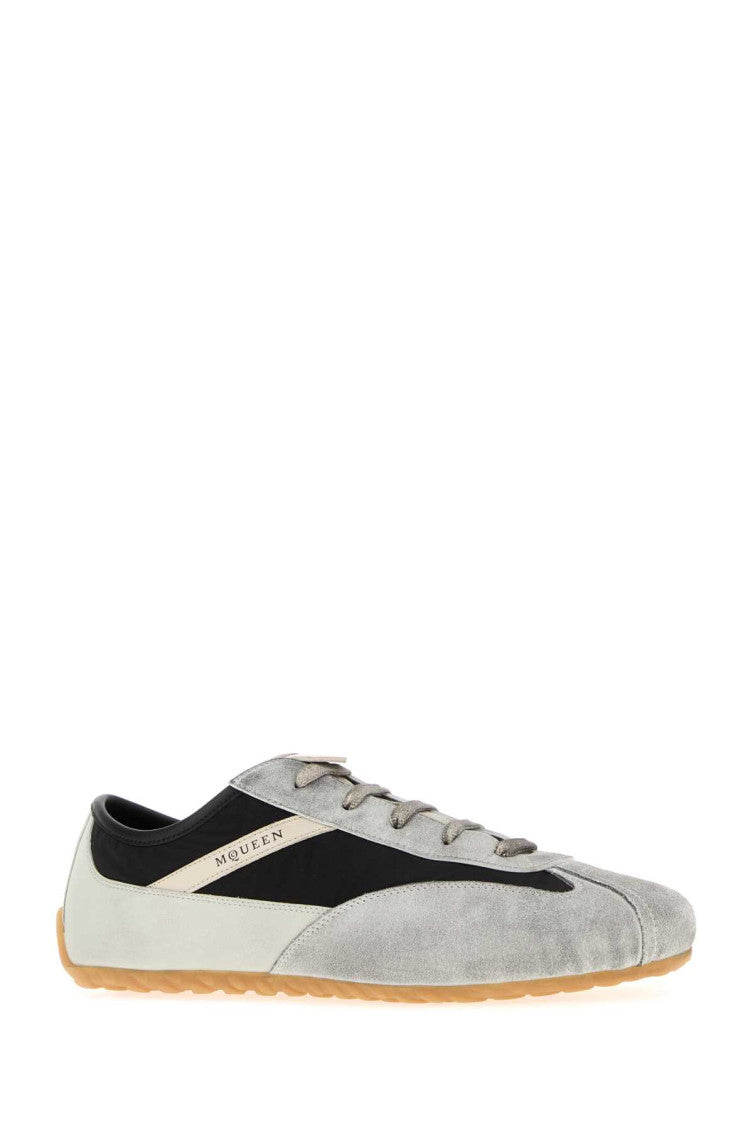 Grey Color Block Sneakers 2
