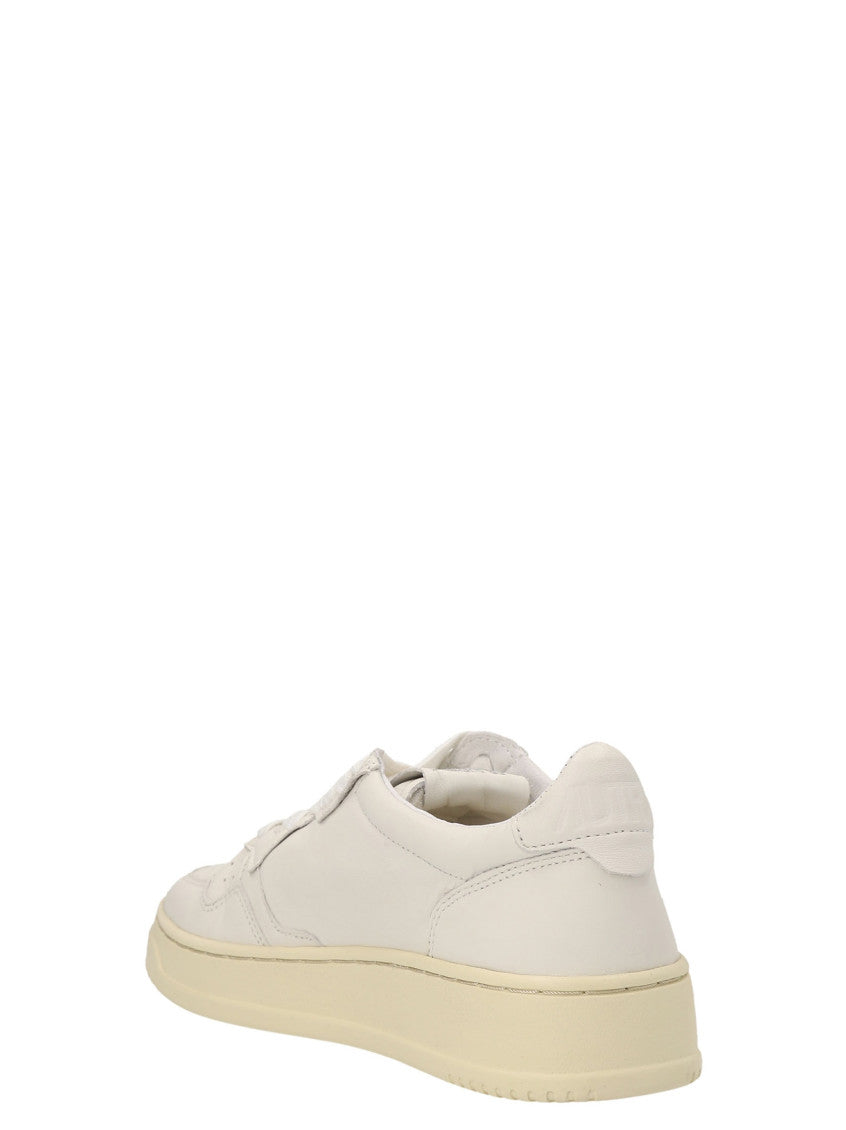 White Lace Up Sneakers 2