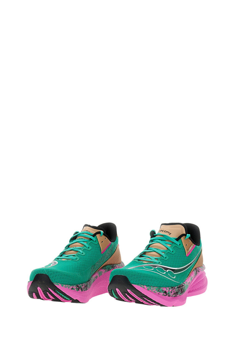 Green Color Block Sneakers 2