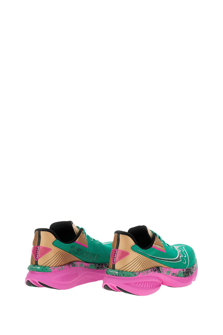 Green Color Block Sneakers 3
