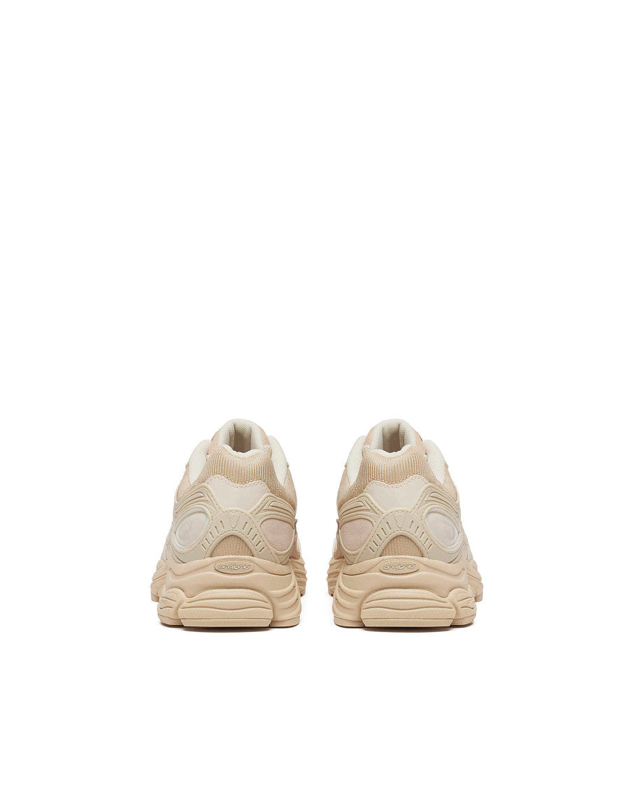 Beige Solid Lace Up Sneakers 3