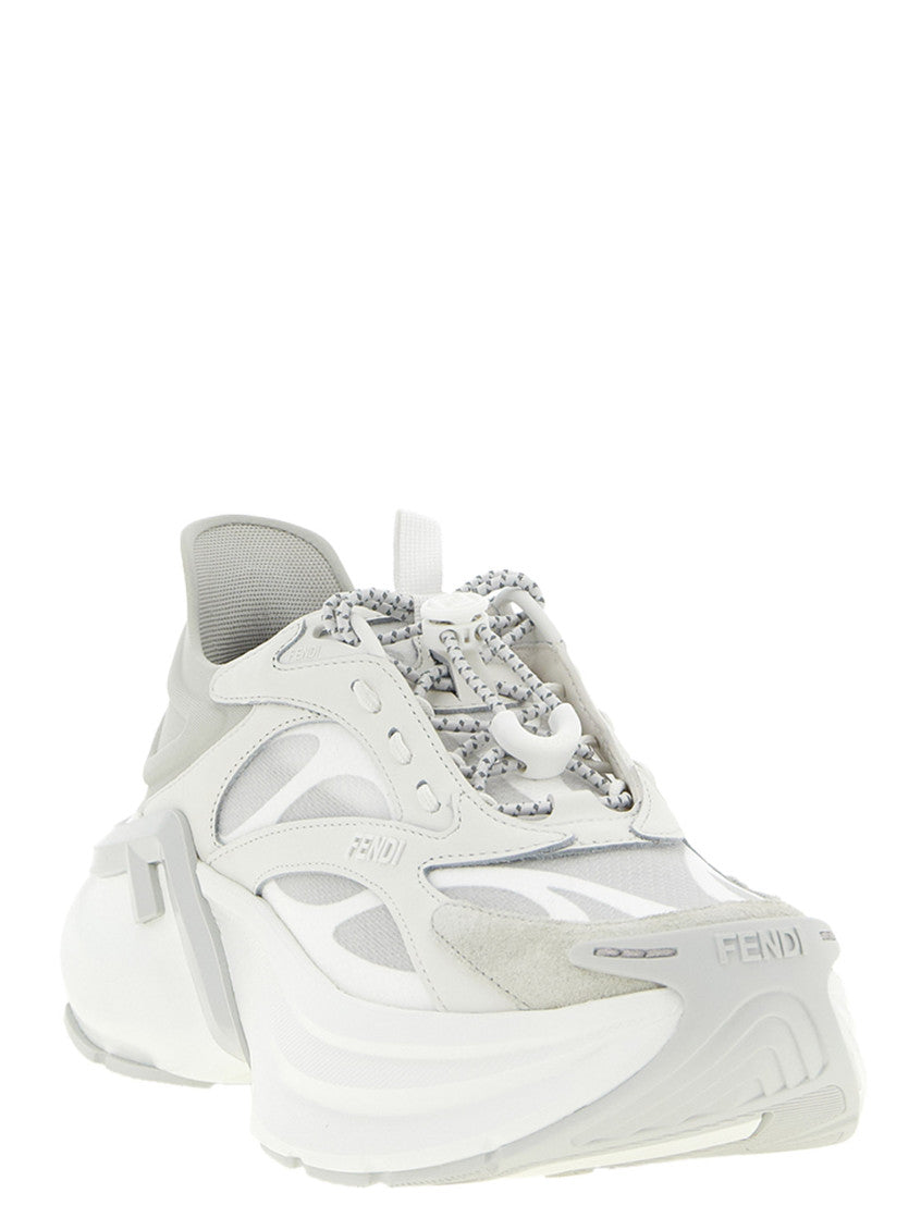 Grey Logo Sneakers 2
