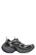 Black Logo Lace Up Sneakers 1