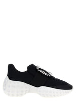BlackWhite Lace Up Sneakers 1