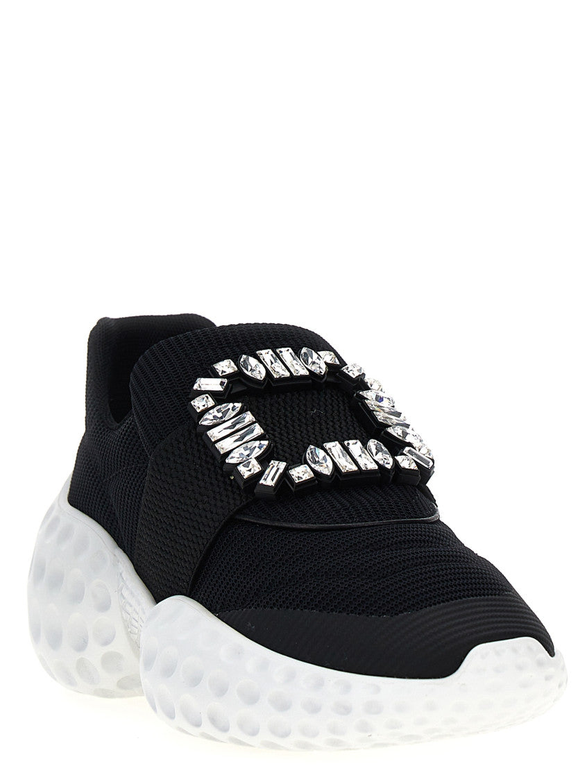 BlackWhite Lace Up Sneakers 2