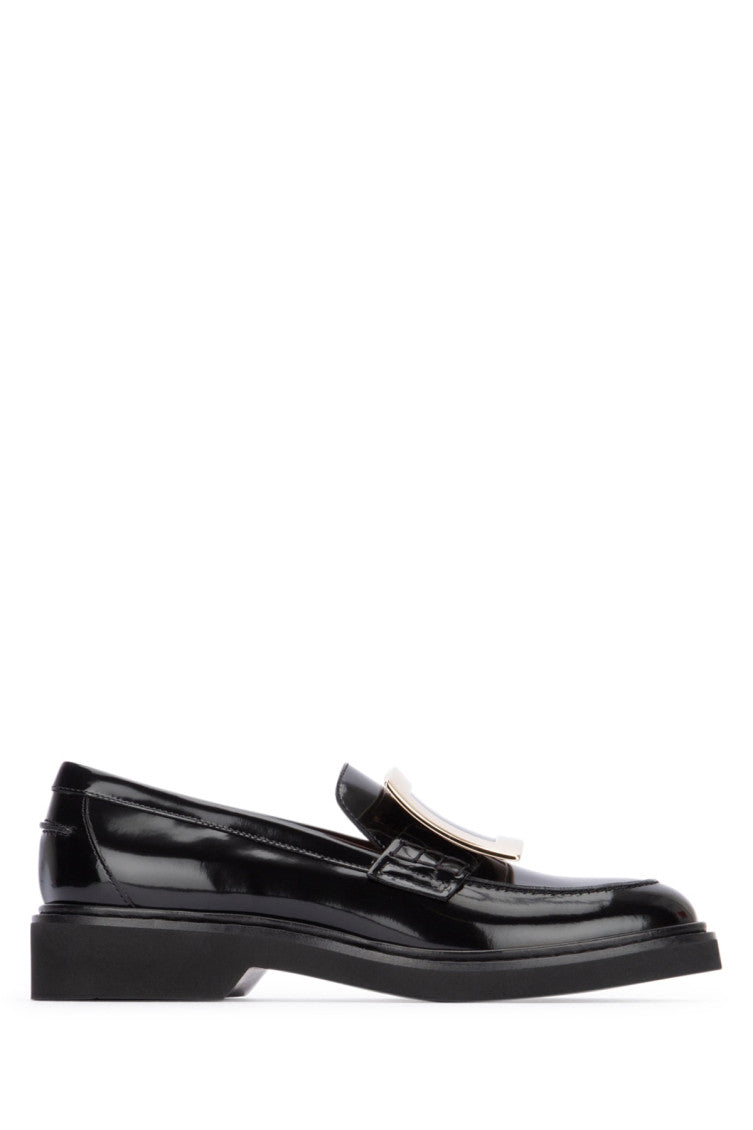 Black Slip On Loafers 1