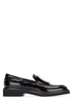 Black Slip On Loafers 1
