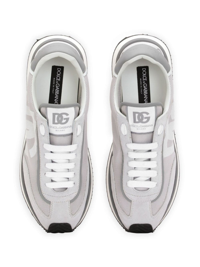 Grey Logo Sneakers 2