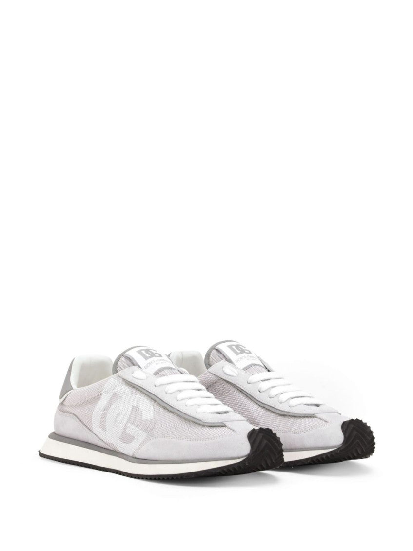Grey Logo Sneakers 3