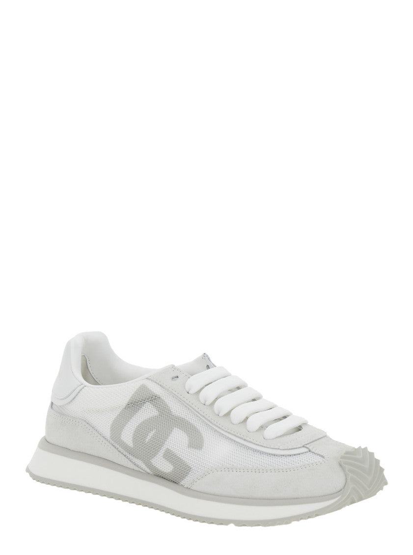 White Logo Sneakers 2