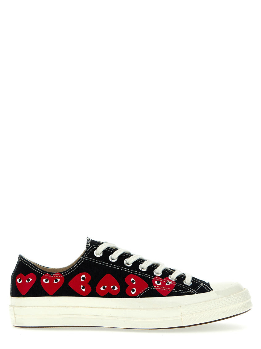 Black Lace Up Sneakers 1