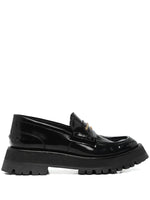 Black Leather Loafers 1