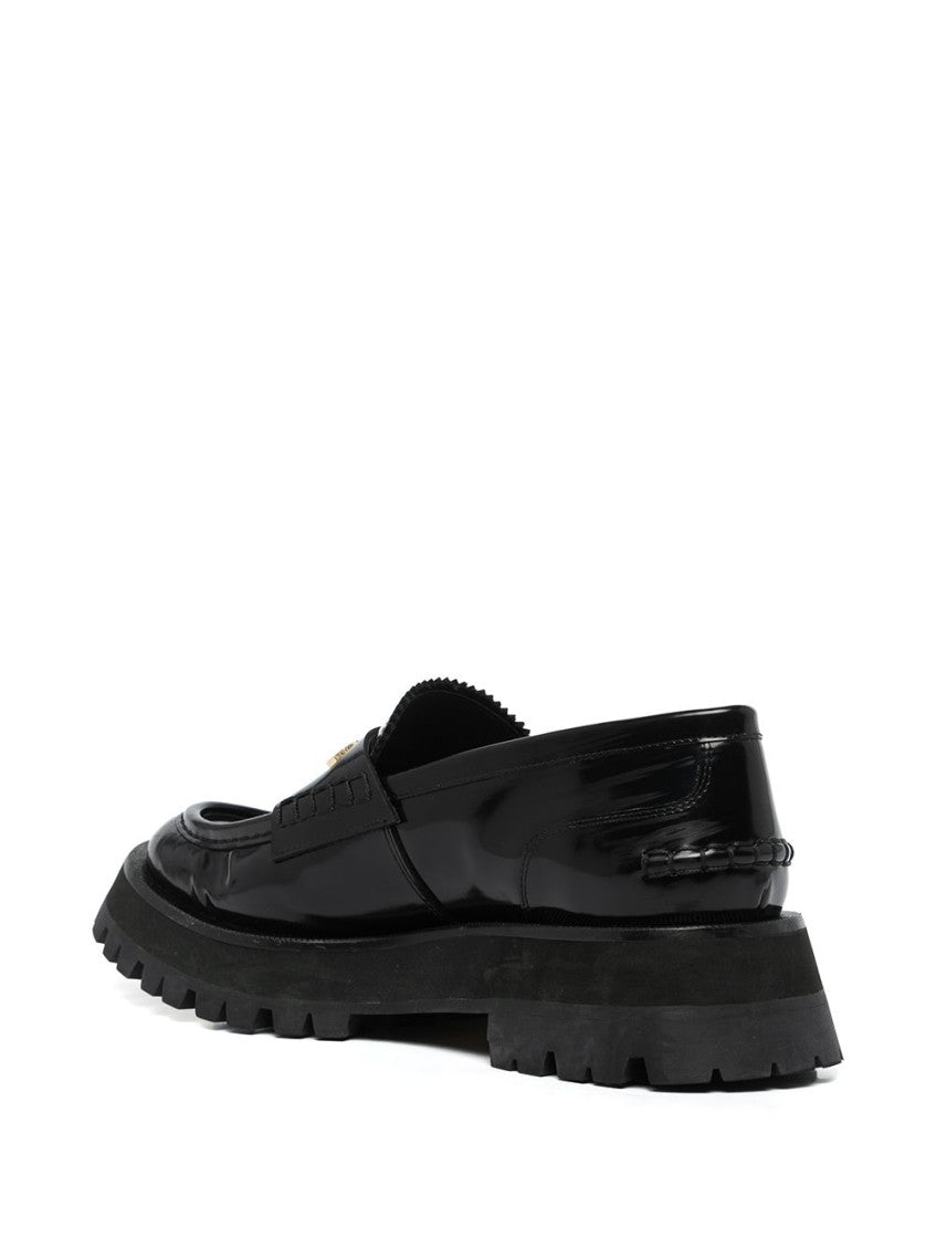 Black Leather Loafers 3