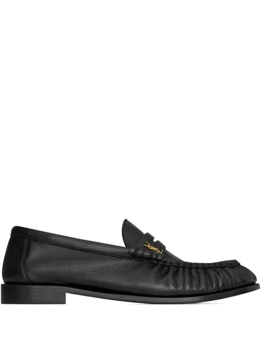 Black Leather Loafers 1
