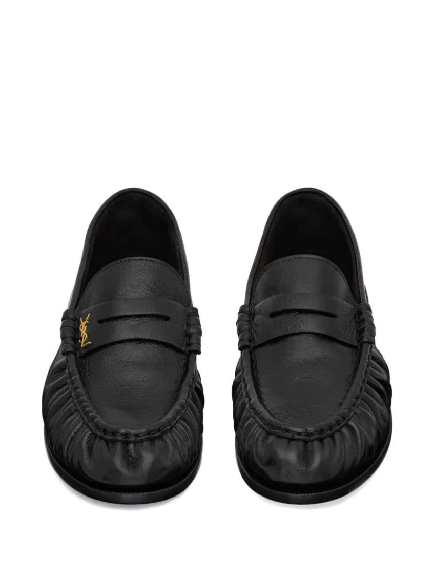 Black Leather Loafers 4