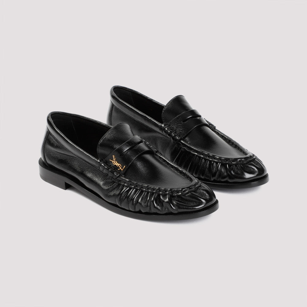 Black Leather Loafers 5