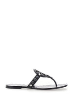 Black Logo Sandals 1