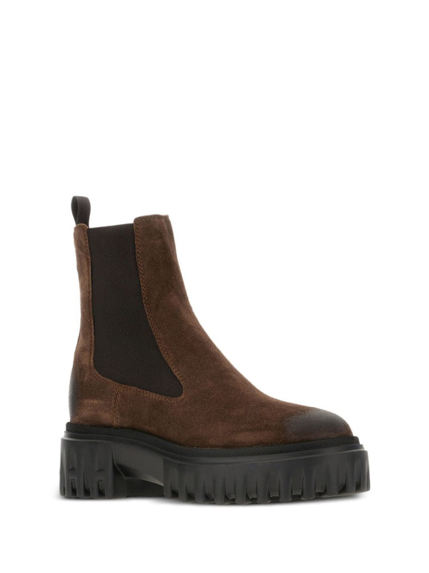 Brown Suede Boots 3