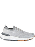 Grey Lace Up Sneakers 1