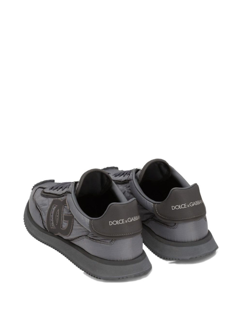 Grey Logo Sneakers 2