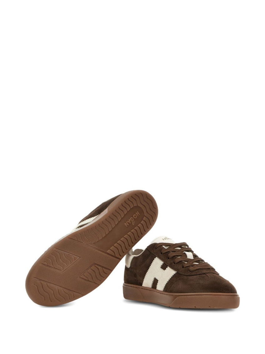 Brown Logo Sneakers 2
