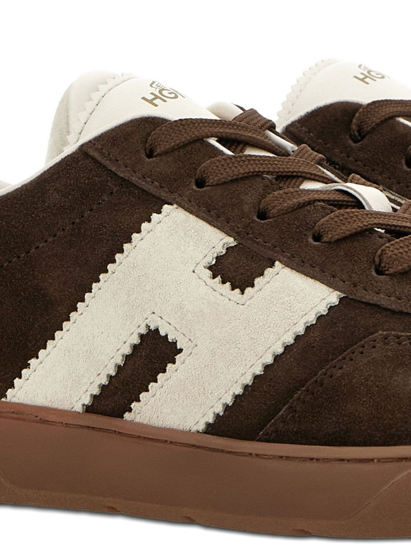 Brown Logo Sneakers 4
