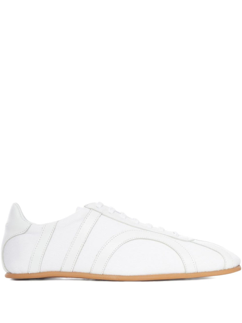 White Lace Up Sneakers 1