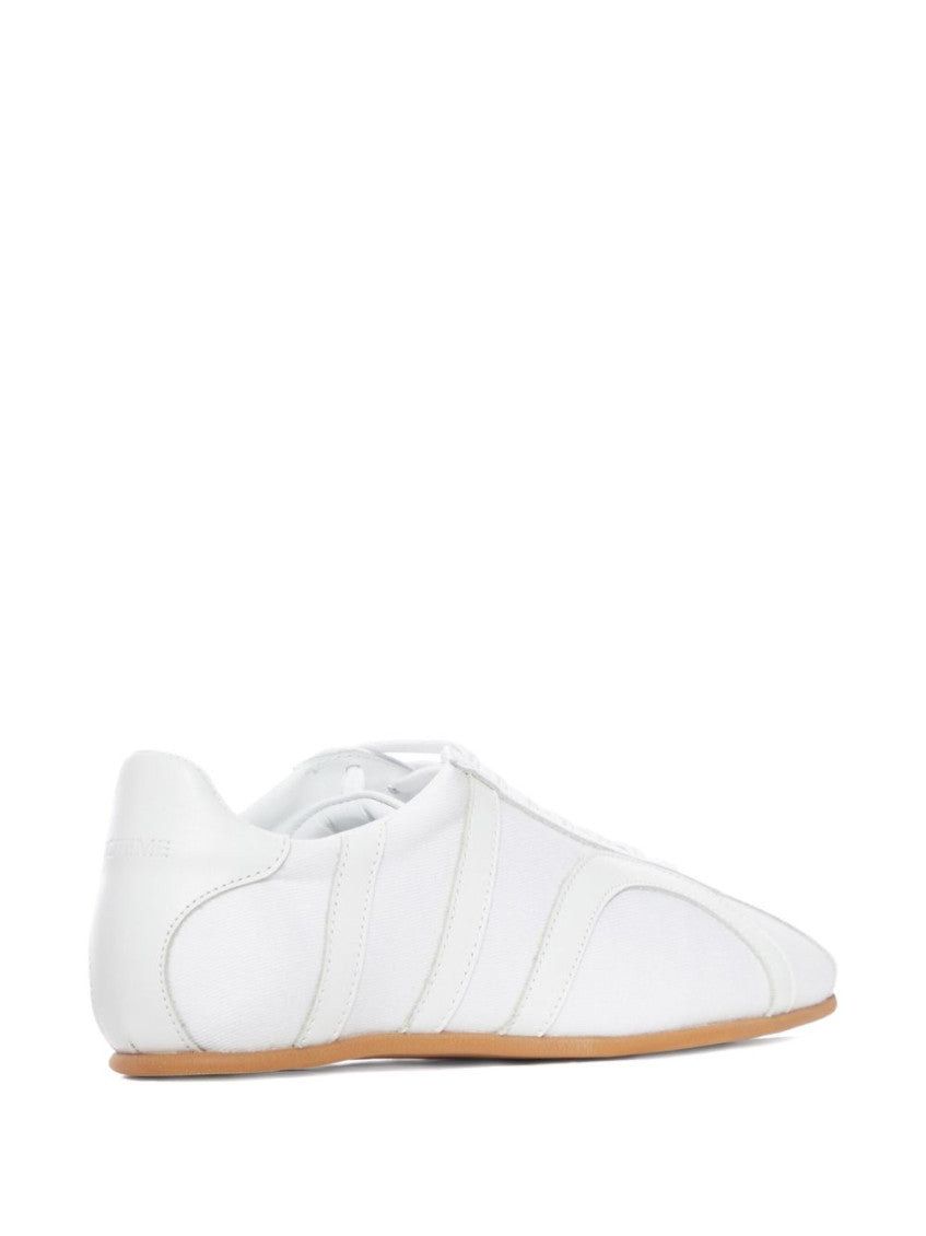 White Lace Up Sneakers 2
