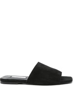 Black Velvet Sandals 1
