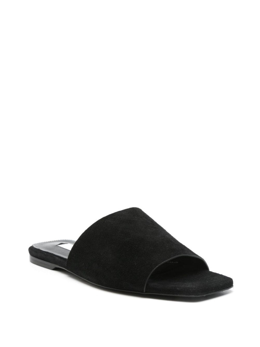 Black Velvet Sandals 2