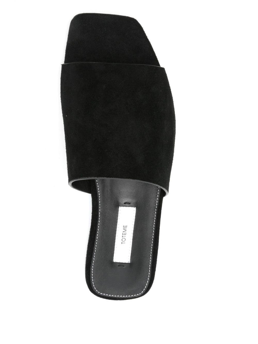 Black Velvet Sandals 3
