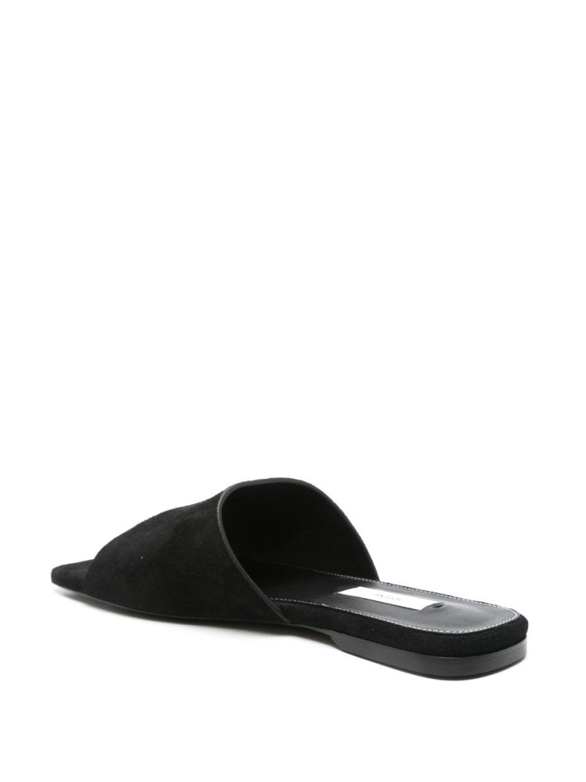 Black Velvet Sandals 4