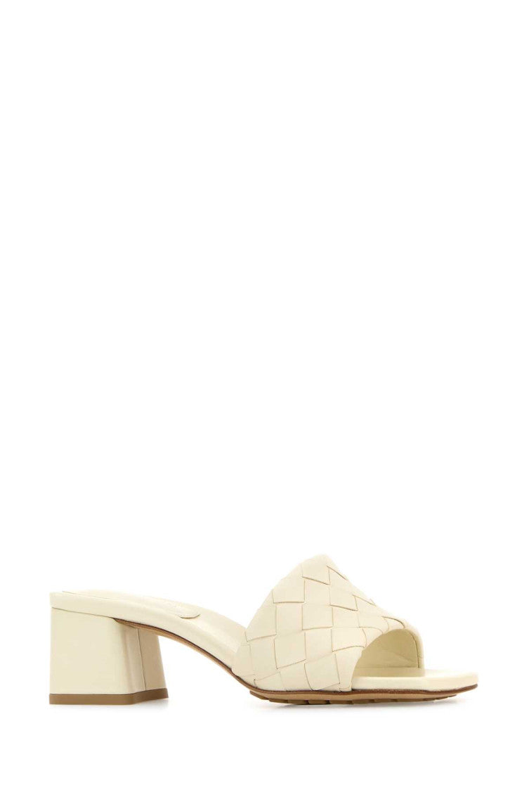 Off White Leather Heels 2