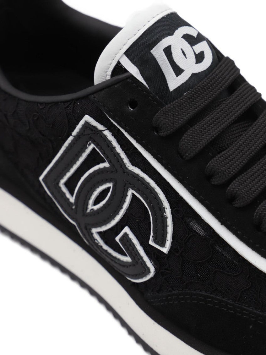 Black Logo Sneakers 4