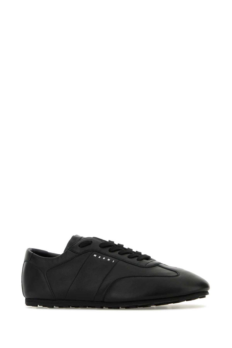 Black Leather Sneakers 2