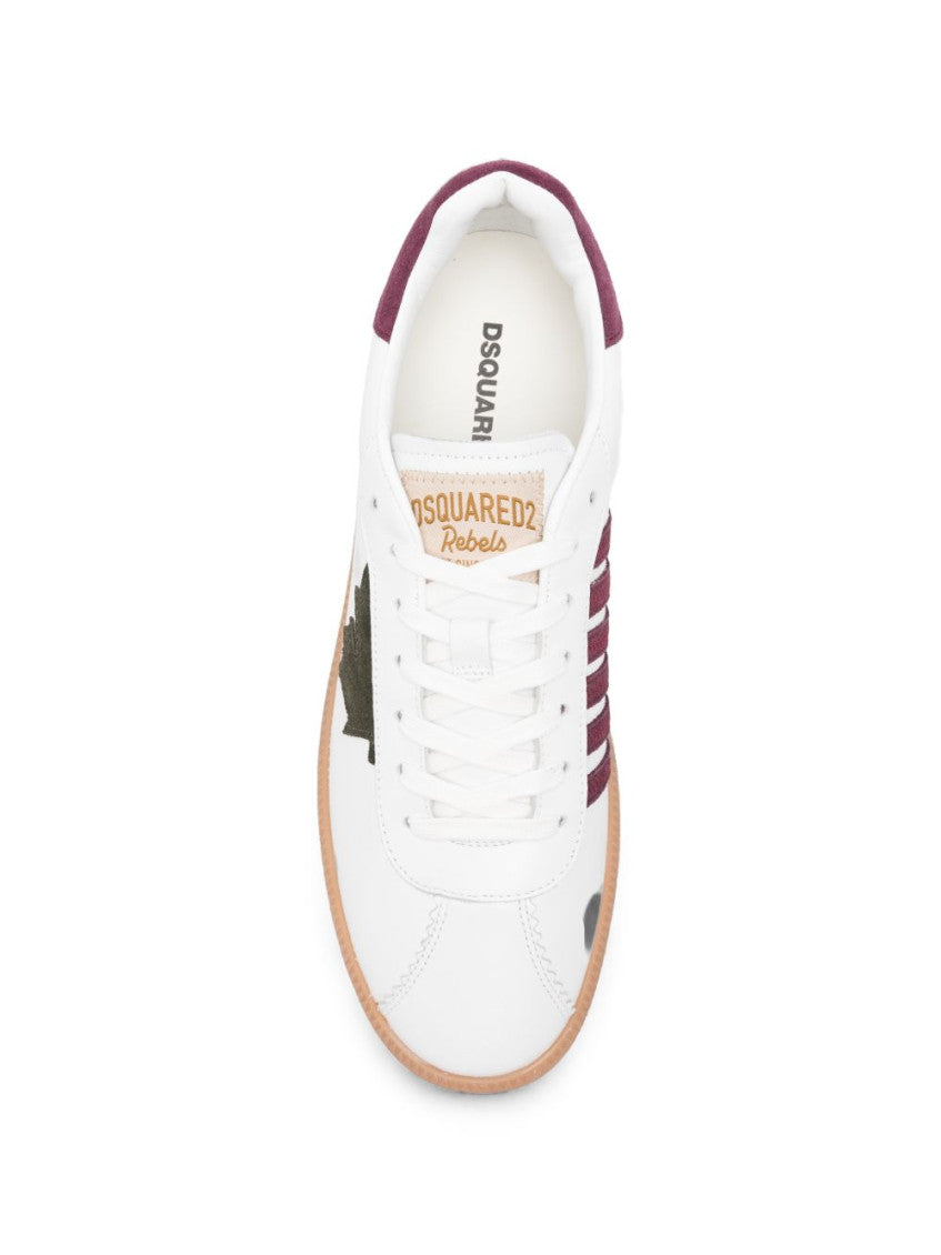 White Leather Sneakers 4