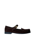 Brown Logo Loafers 1