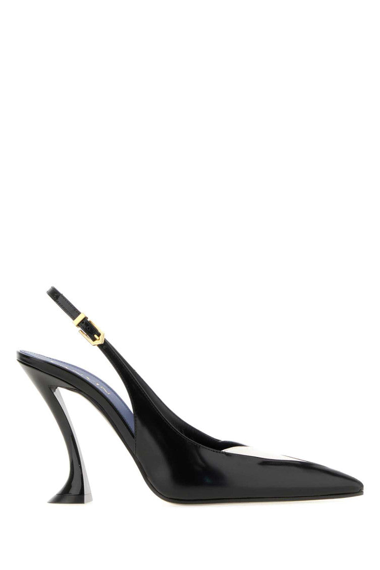 Black Leather Pumps 1
