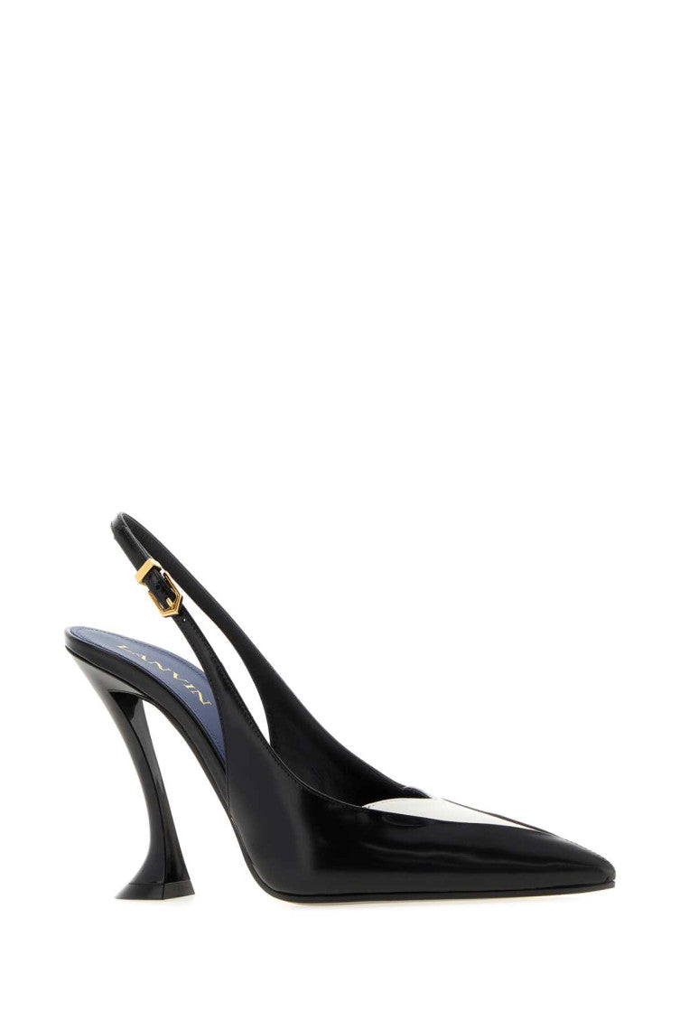 Black Leather Pumps 2