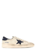 White Ivory suede and fabric Stardan sneakers  1