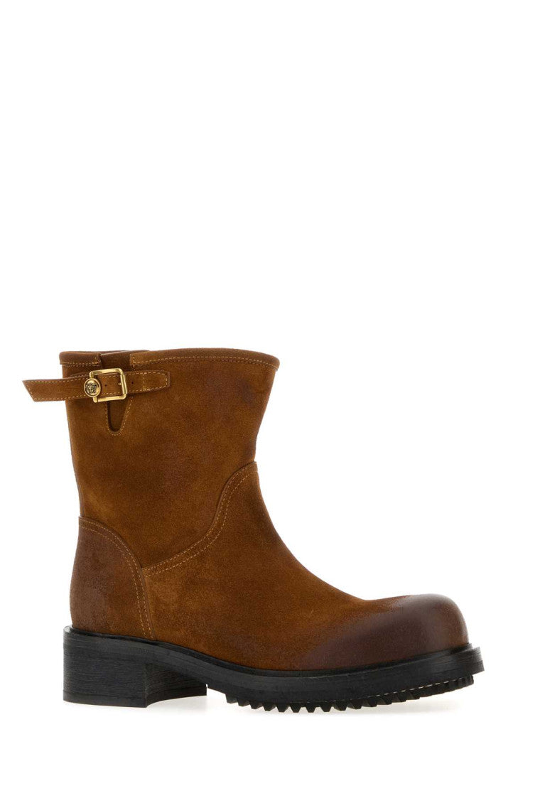 Brown Suede Ankle Boots 2