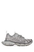 Grey Textured 3XL Sneakers 1