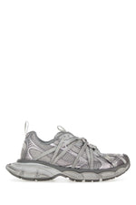 Grey Textured 3XL Sneakers 1