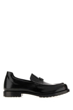 Black Leather Comfy Loafers 1