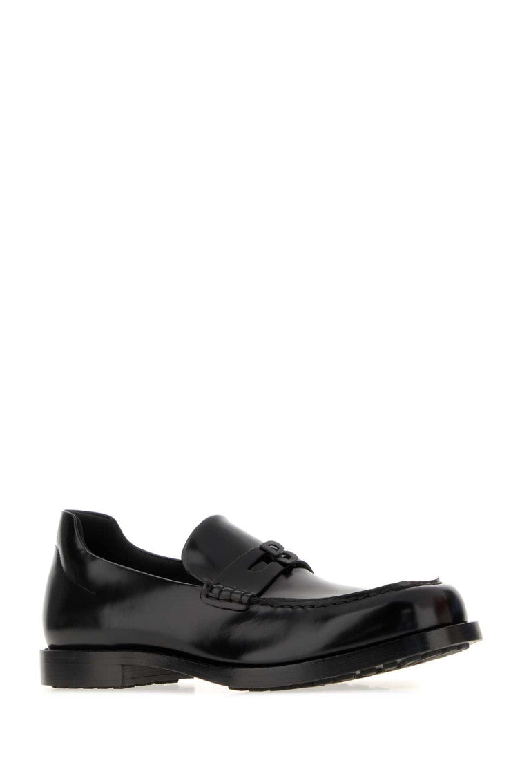 Black Leather Comfy Loafers 2
