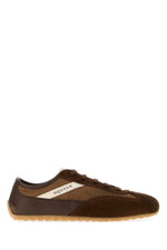 Brown Color Block Boxe Sneakers 1